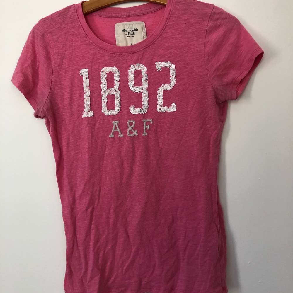 Pink Abercrombie and Fitch Tee